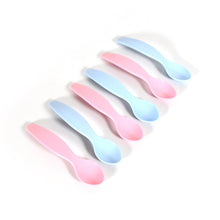 Kids Cute Food Grade Foods Feeding Training Baby Spoon (Set of 6 pcs)