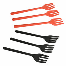 Silicone Flexible Forks, Silicone Cooking Fork Heat Resistant, Multifunctional Nonstick Blending Fork (6 Pcs)