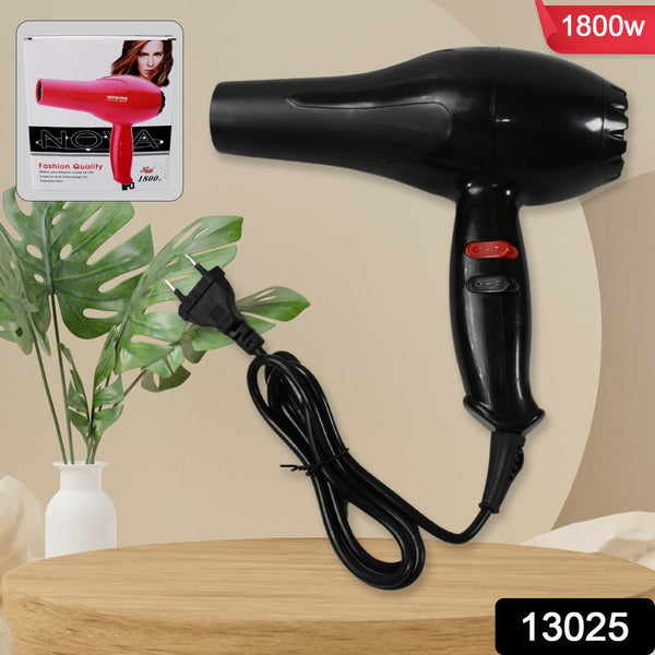 13025 Professional Multi Purpose Hair Dryer Salon, Hair Dryer 2 Speed Settings For Women And Men (1800 Watts)