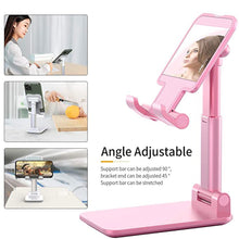 6636 Desktop Cell Phone Stand Phone Holder with mirror Full 3-Way Adjustable Phone Stand for Desk Height + Angles Perfect As Desk Organizers and Accessories. 