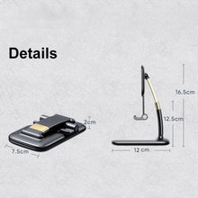 Phone Holder for Table, Foldable Universal Mobile Stand for Desk