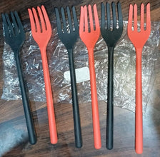 Silicone Flexible Forks, Silicone Cooking Fork Heat Resistant, Multifunctional Nonstick Blending Fork (6 Pcs)