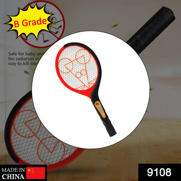 9108 Anti Mosquito Racquet Rechargeable Insect Killer Bat with LED Light 