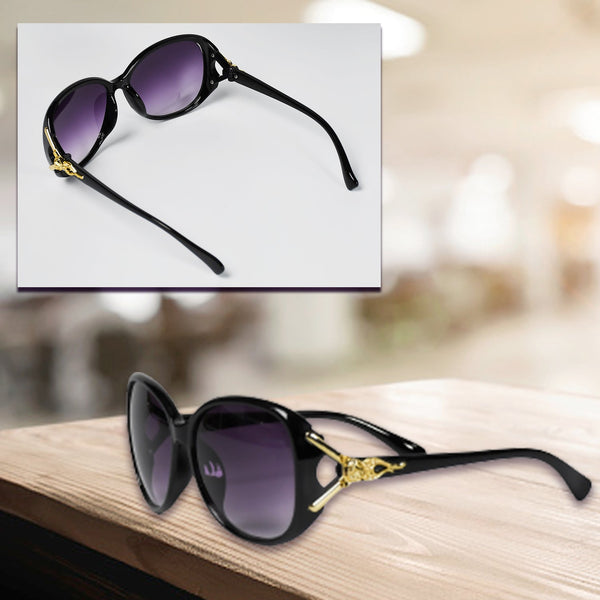 7706 Women Specs Black Polarized Sunglasses Elegant Female Sunglass For Indoor & Outdoor Use 